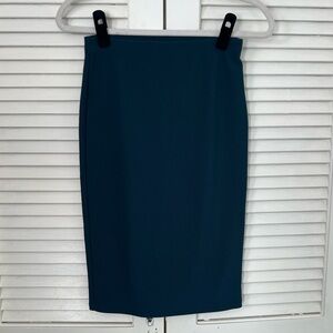 Ribbed Stretch Pencil Skirt